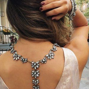 BaubleBar Araksi Crystal Collar Necklace